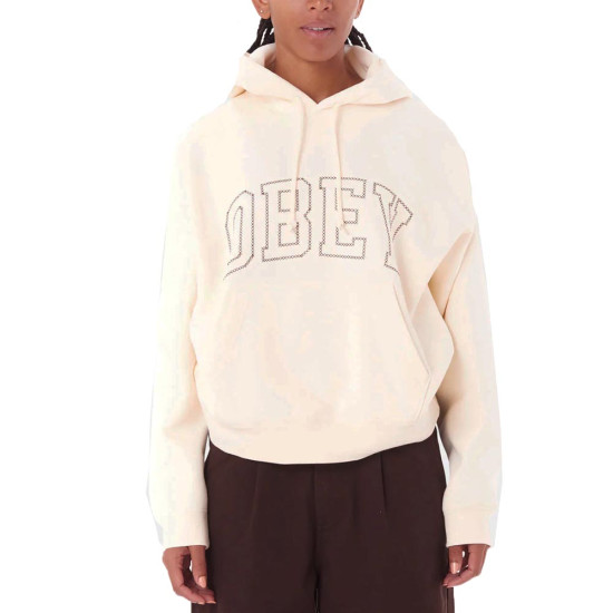 Obey Γυναικείο φούτερ Cross Stitch Collegiate Hood Fleece